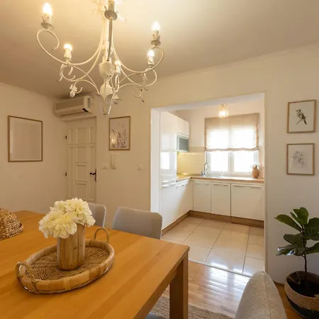 Flos,terrace 40 M2, Sea View Apartment Kastel Stari
